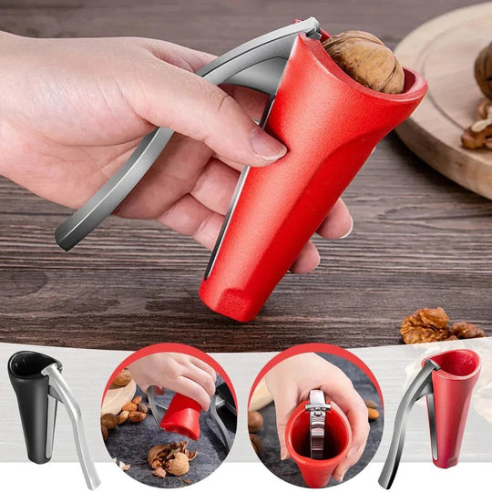 Nutcracker with Stainless Steel Design and Non-Slip Grip