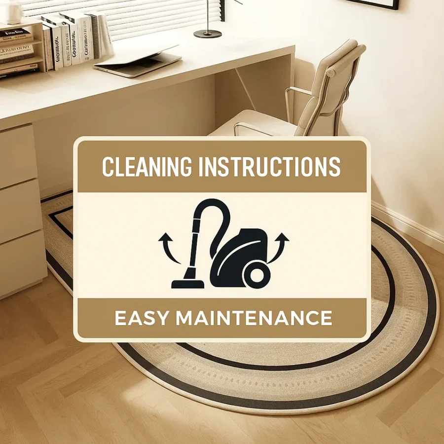 Office Chair Mat with Durable Floor Protection and Anti-Slip Design