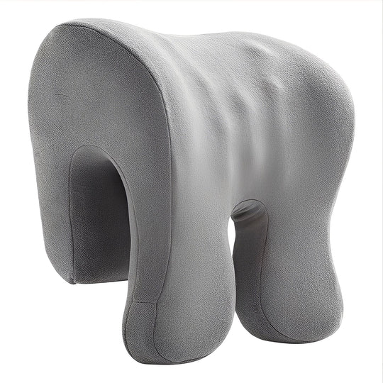 Office Chair Pillow with Adjustable Headrest and Removable Cover