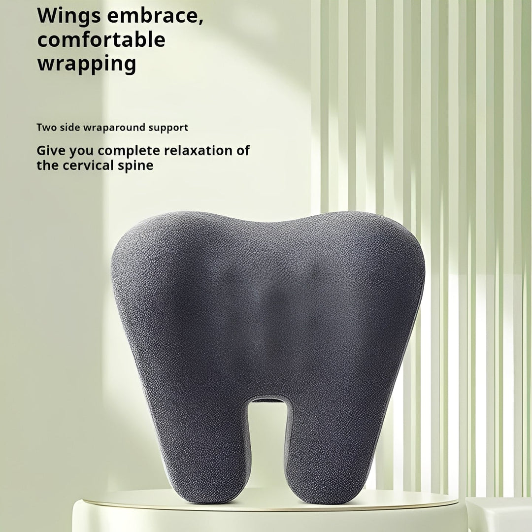 Office Chair Pillow with Adjustable Headrest and Removable Cover