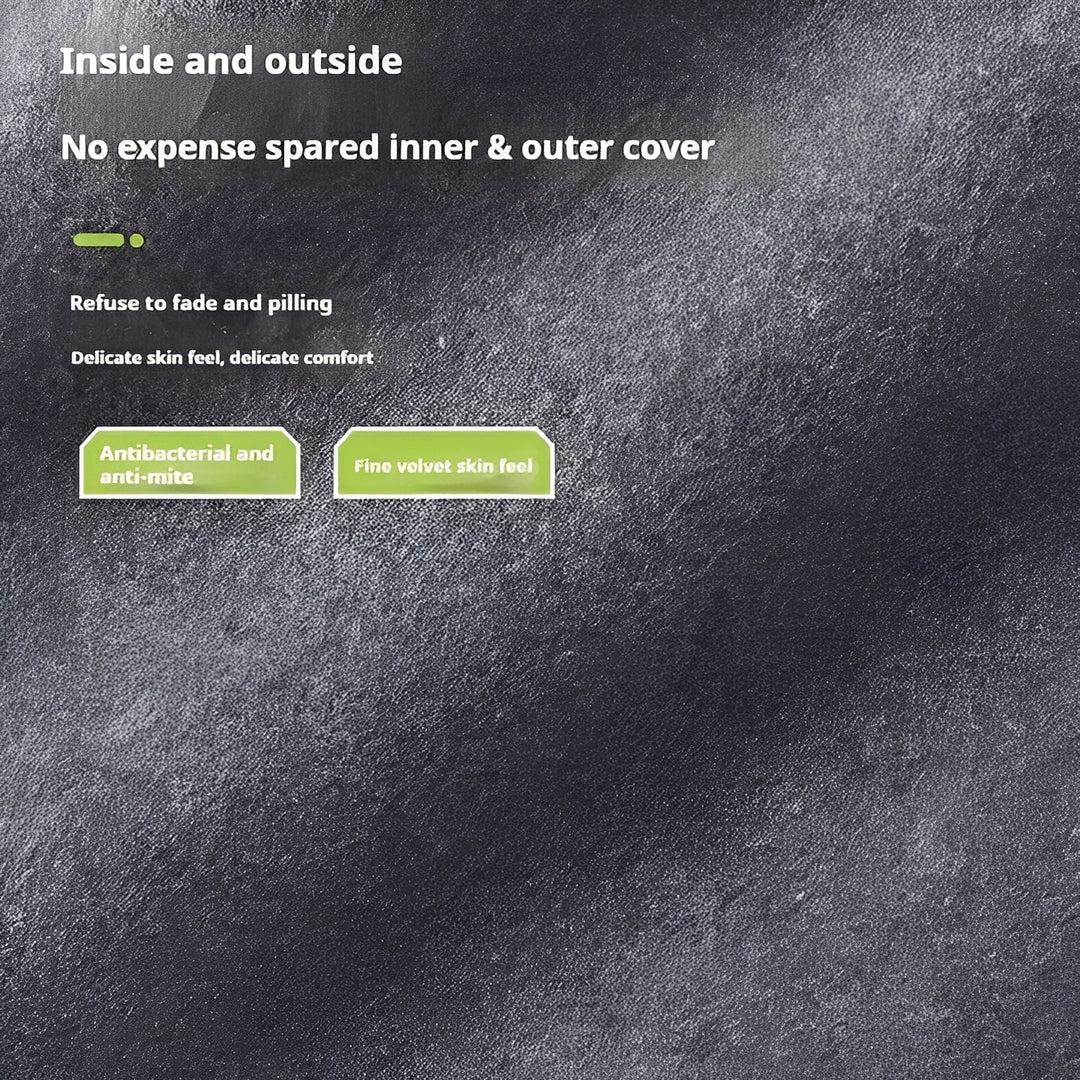 Office Chair Pillow with Adjustable Headrest and Removable Cover