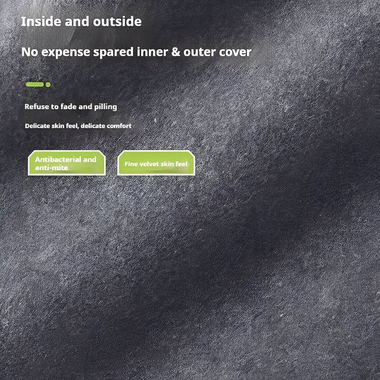 Office Chair Pillow with Adjustable Headrest and Removable Cover