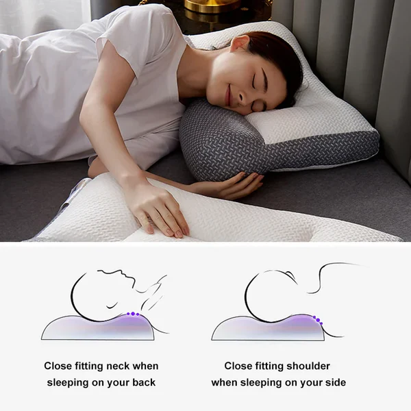 Orthopedic Pillow with Neck Support and Comfort Design