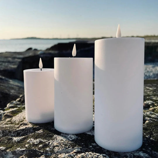Outdoor Candles with Flameless Design and LED Light
