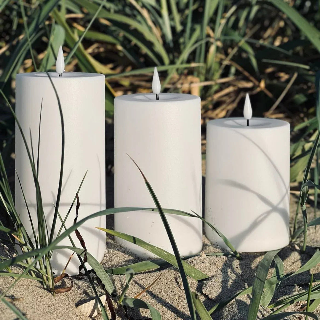 Outdoor Candles with Flameless Design and LED Light