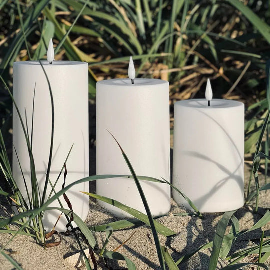 Outdoor Candles with Flameless Design and LED Light