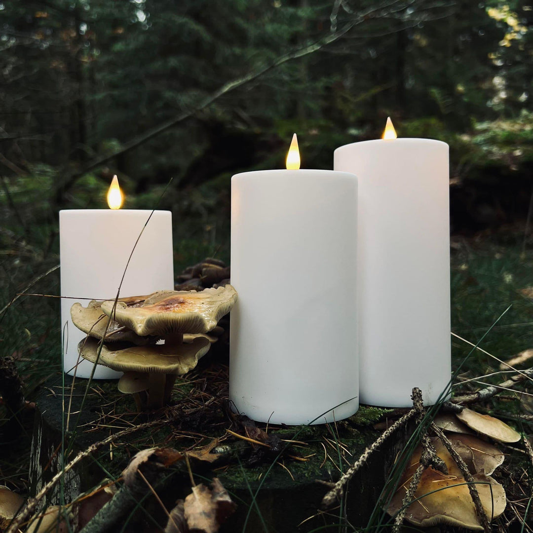 Outdoor Candles with Flameless Design and LED Light