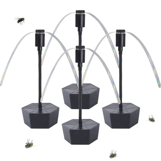 Outdoor Fan with Battery Power and Fly Repellent