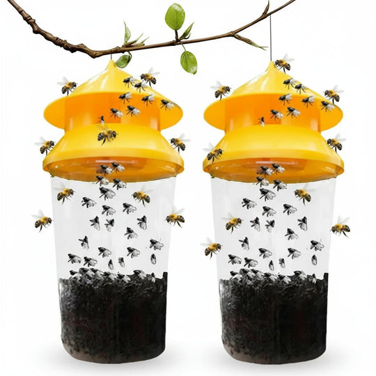 Outdoor Fly Trap with Reusable Design and Easy Hanging