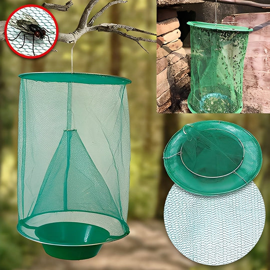 Outdoor Fly Trap with Reusable Design and Washable Features
