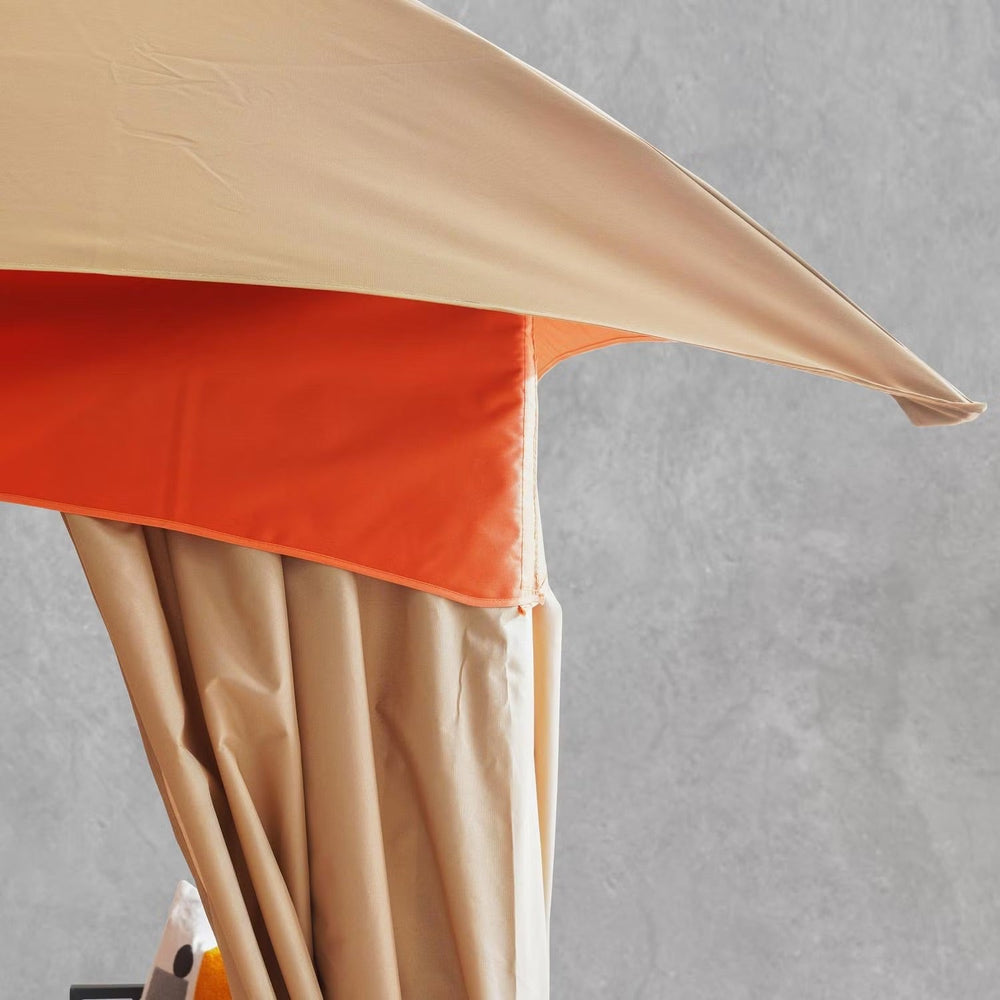 Outdoor Gazebo with Seating and Table Set