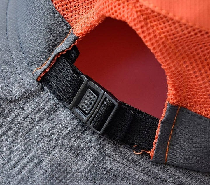 Outdoor Hat with Wide Brim and Adjustable Strap