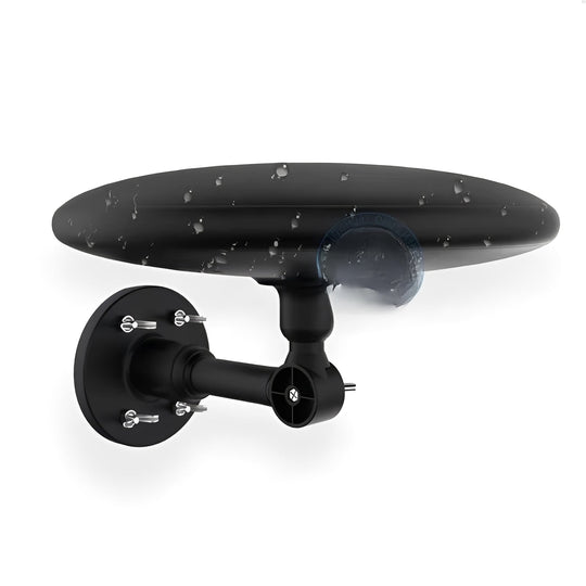 Outdoor HDTV Antenna with Long-Range Reception and Signal Capture