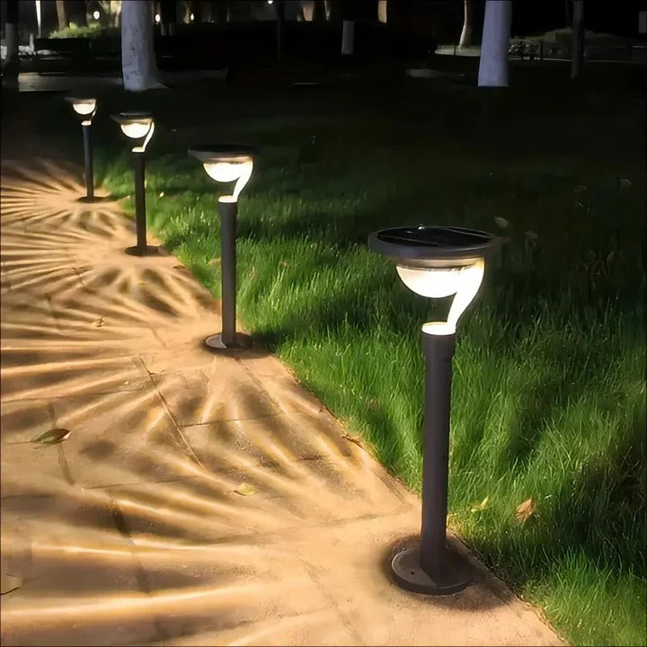 Outdoor LED Lamp with Solar Power and Motion Sensor