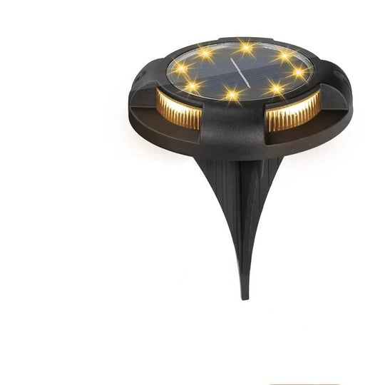 Outdoor Lights with Solar Power and Disk Design