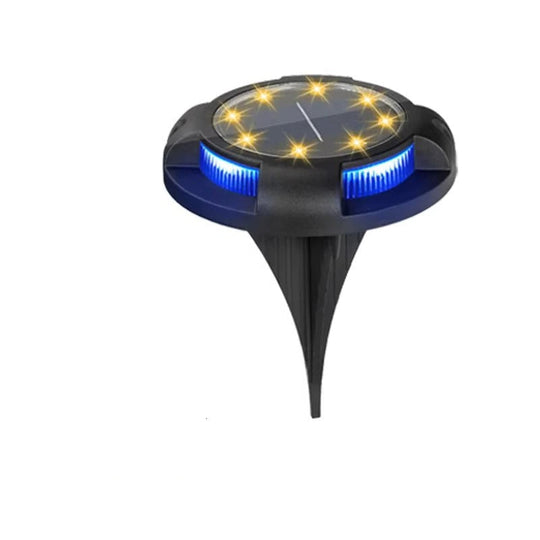 Outdoor Lights with Solar Power and Disk Design