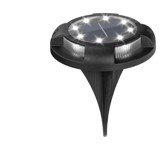 Outdoor Lights with Solar Power and Disk Design