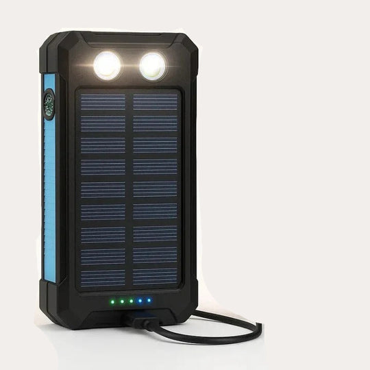 Outdoor Power Bank with 30000mAh Capacity and Solar Charging