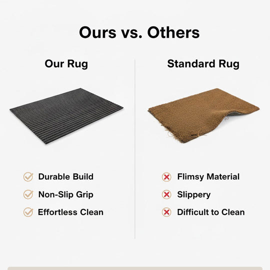 Outdoor Rug with Weatherproof Design and Non-Slip Backing