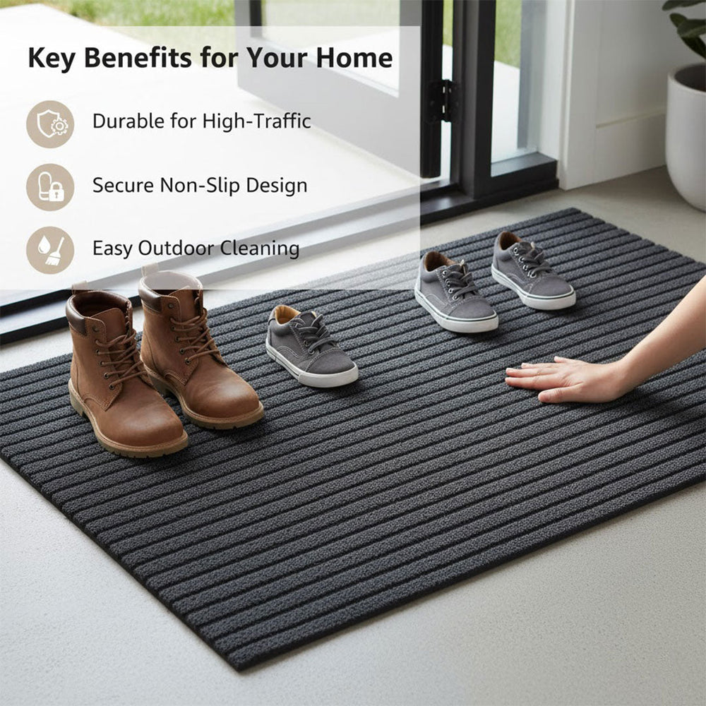 Outdoor Rug with Weatherproof Design and Non-Slip Backing
