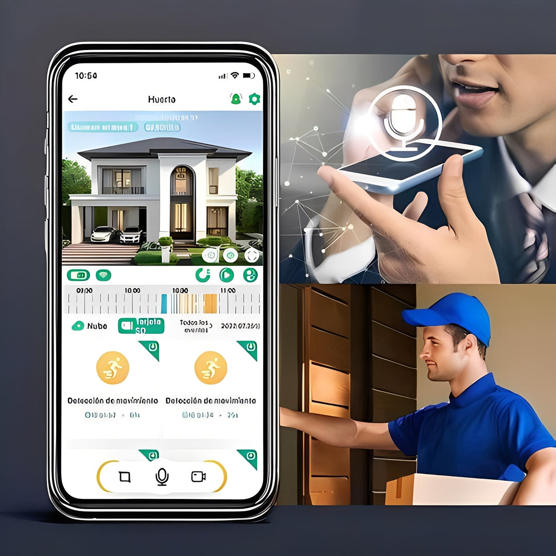 Outdoor Security Camera with Motion Detection and Audio