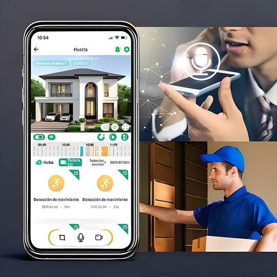 Outdoor Security Camera with Motion Detection and Audio