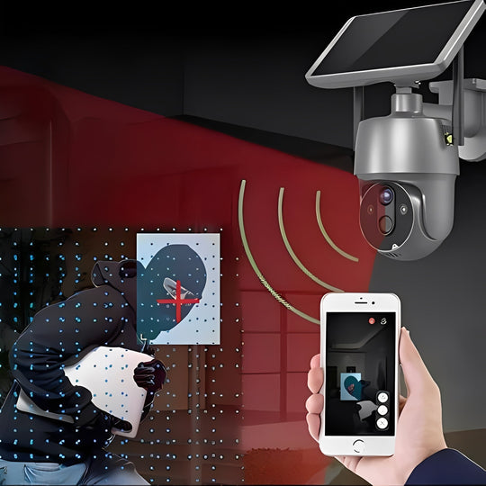 Outdoor Security Camera with Motion Detection and Audio