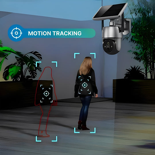 Outdoor Security Camera with Motion Detection and Audio