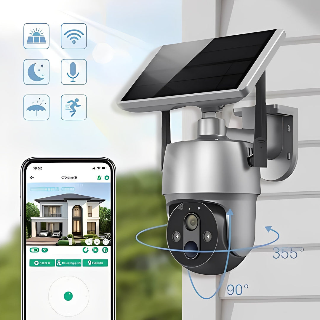 Outdoor Security Camera with Motion Detection and Audio
