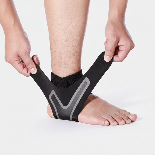 Ankle Sleeve with Compression Support and X Design