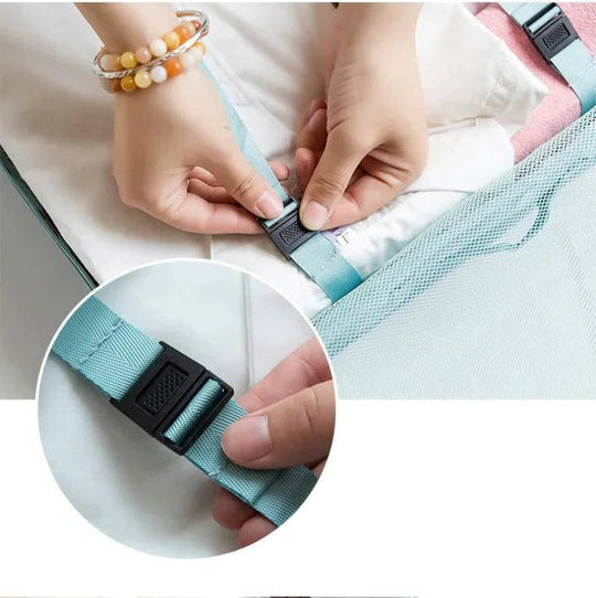 Packing Cube Set with Mesh Panels and Storage Bags