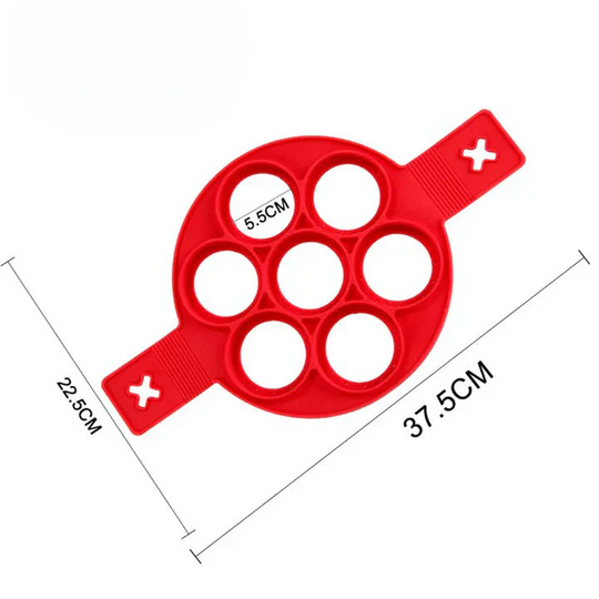 Pancake Pan with Non-Stick Surface and Multiple Compartments