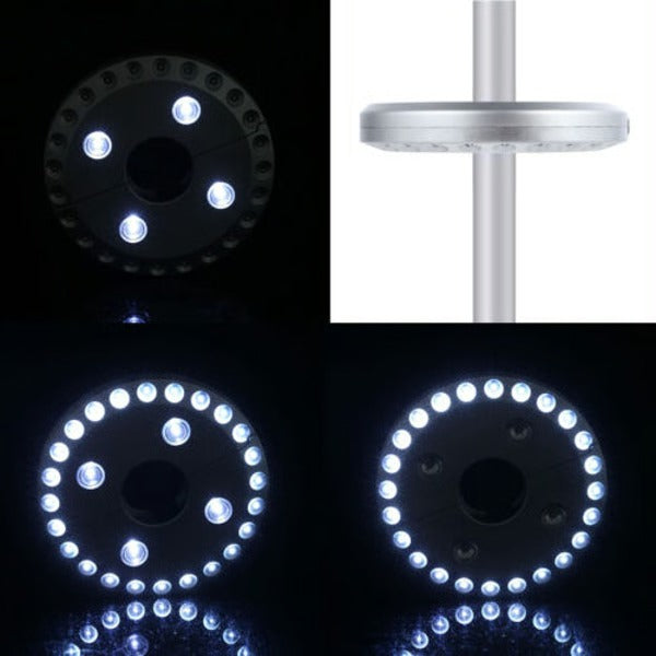 Patio Umbrella Light with Warm LED and Adjustable Brightness