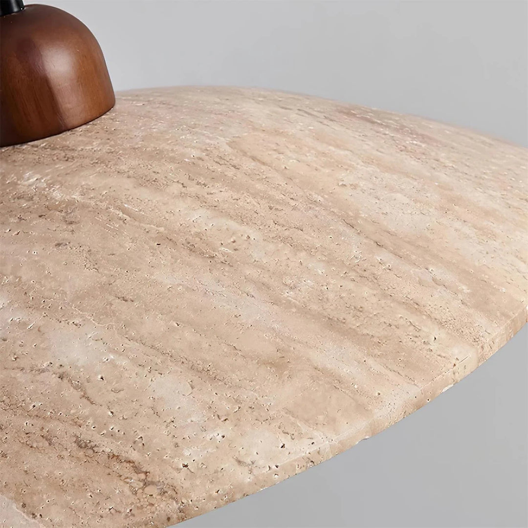 Pendant Lamp with Travertine Shade and G9 Socket