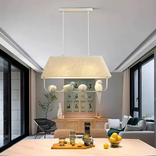 Pendant Light with Rattan Shade and Scandinavian Design