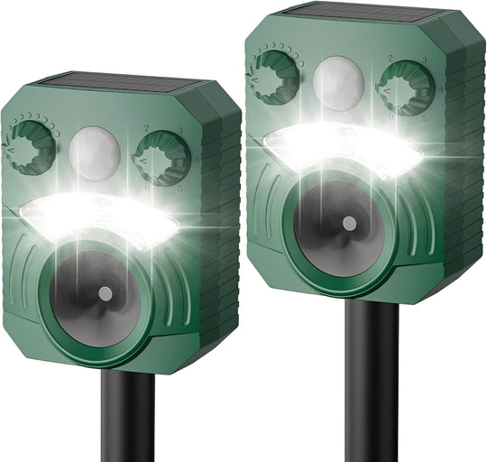 Pest Control Device with Motion Sensor and Light