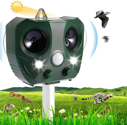 Pest Control Device with Ultrasonic Sound and Motion Sensor