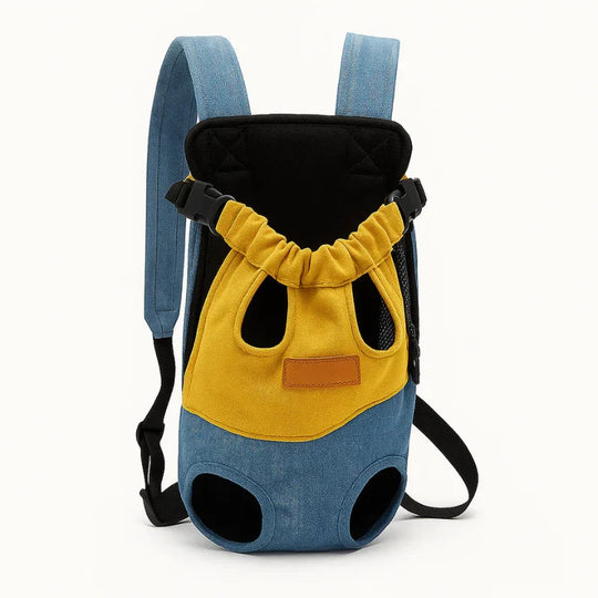 Pet Backpack with Hands-Free Design and Secure Fit
