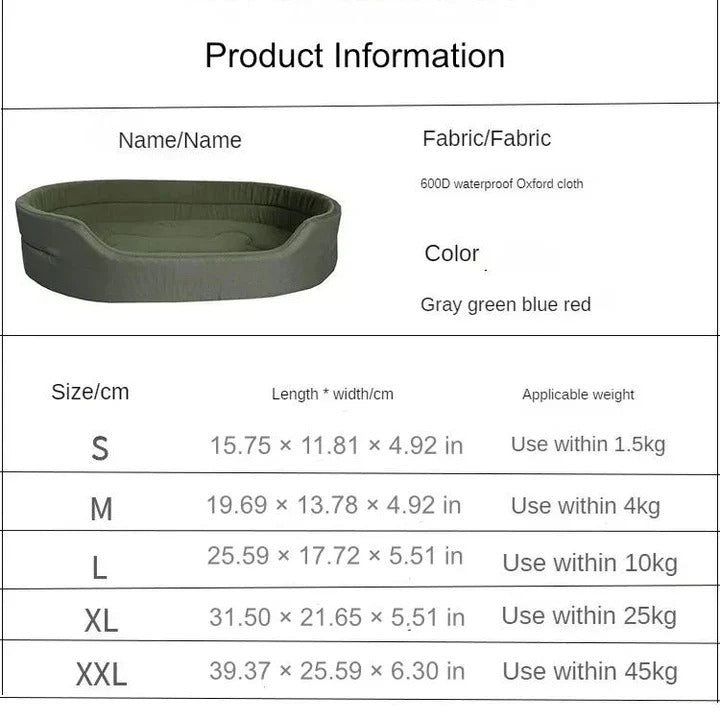 Pet Bed with Eco-Friendly Materials and Sustainable Design