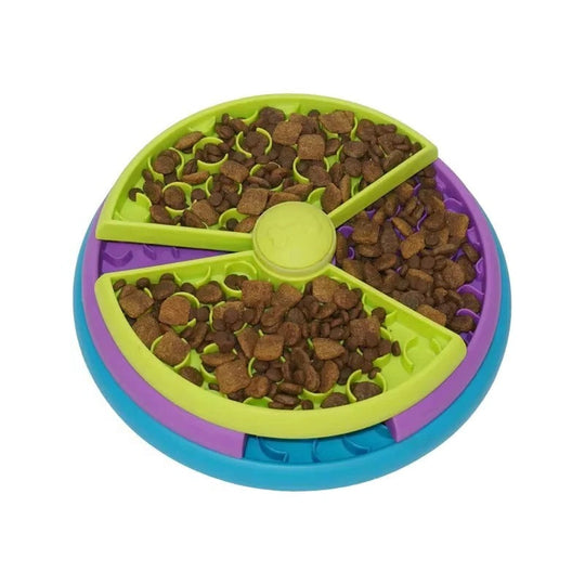 Pet Bowl with Slow Feeding and Puzzle Design
