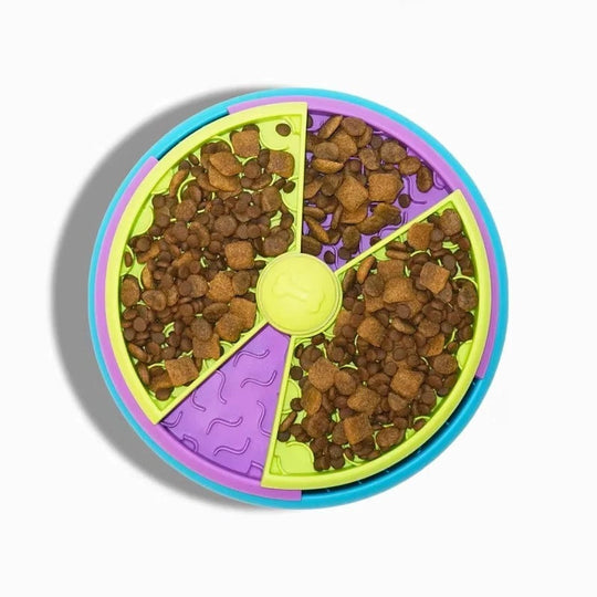 Pet Bowl with Slow Feeding and Puzzle Design