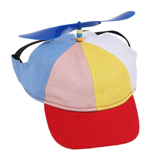 Pet Cap with Adjustable Fit and Fun Propeller