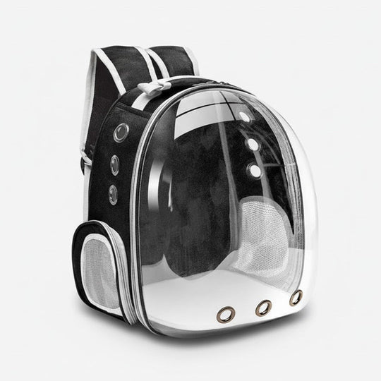 Pet Carrier with 360° View and Secure Design