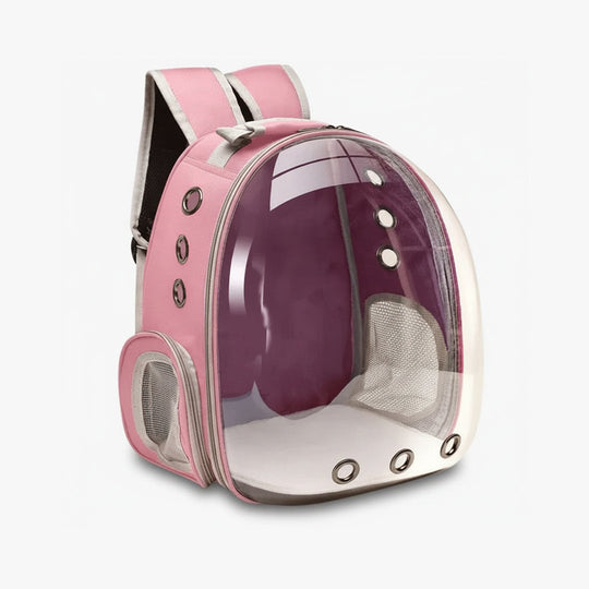 Pet Carrier with 360° View and Secure Design