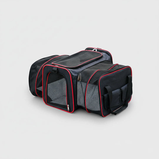 Pet Carrier with Foldable Design and Secure Travel