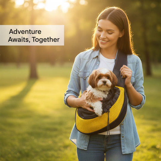 Pet Carrier with Shoulder Strap and Ventilated Design