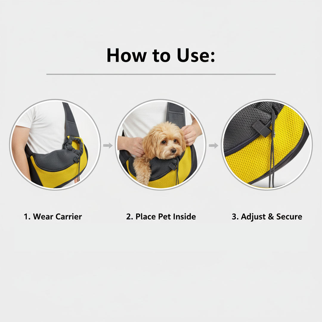 Pet Carrier with Shoulder Strap and Ventilated Design