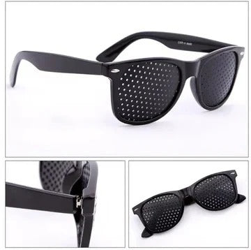 Pinhole Glasses with Eye Relaxation and Vision Training