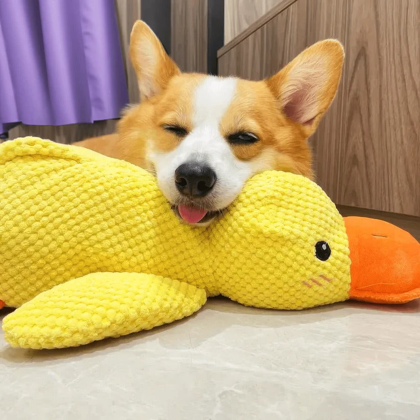 Plush Duck Toy with Soft Texture and Comforting Design