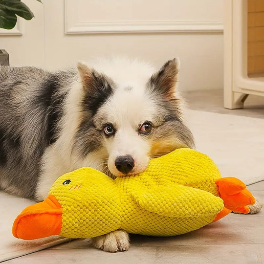 Plush Duck Toy with Soft Texture and Comforting Design